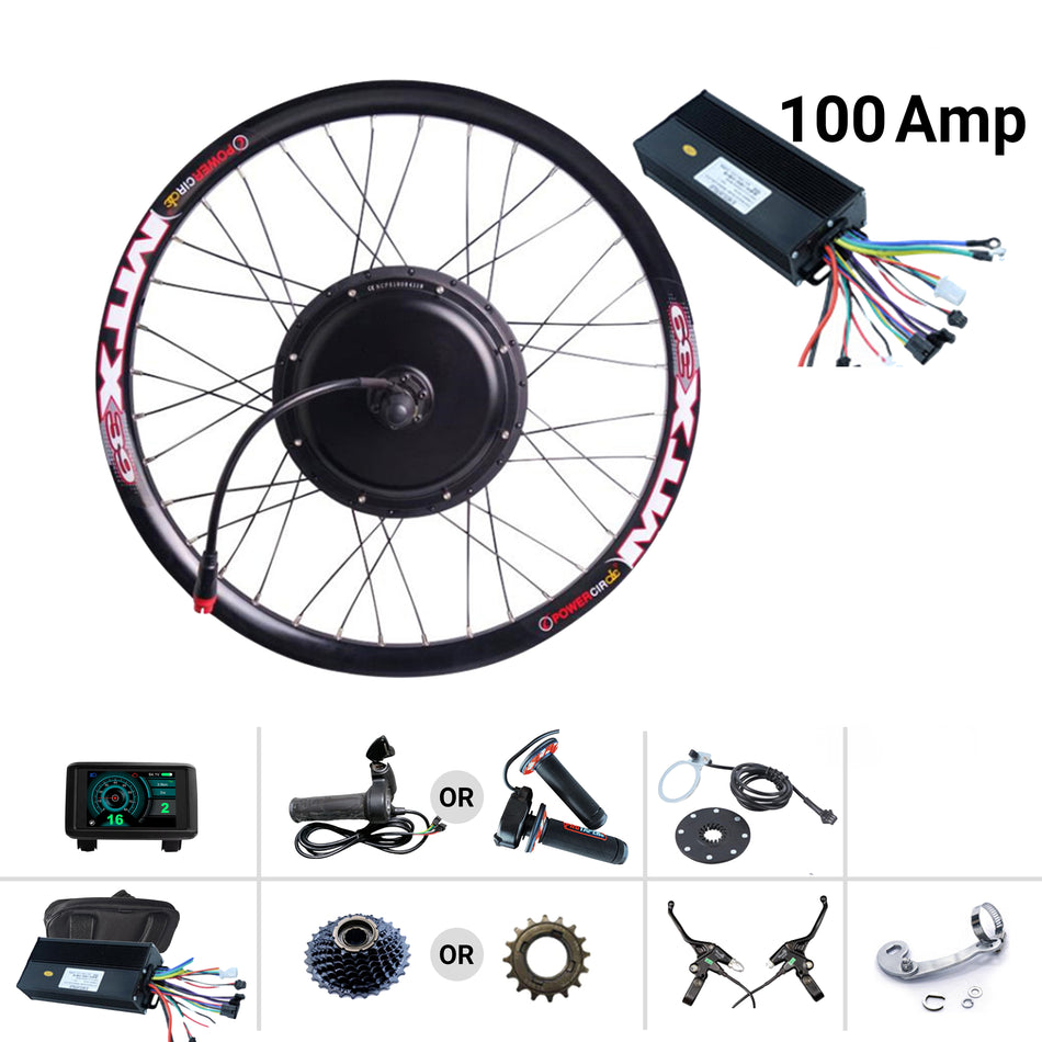 72V 5000W Conversion Kit (100A Controller)