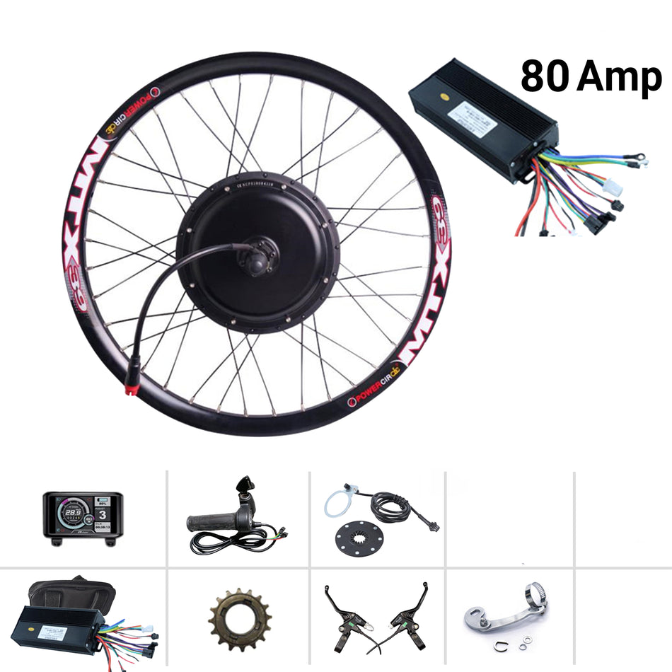 72V 5000W Conversion Kit (80A Controller)