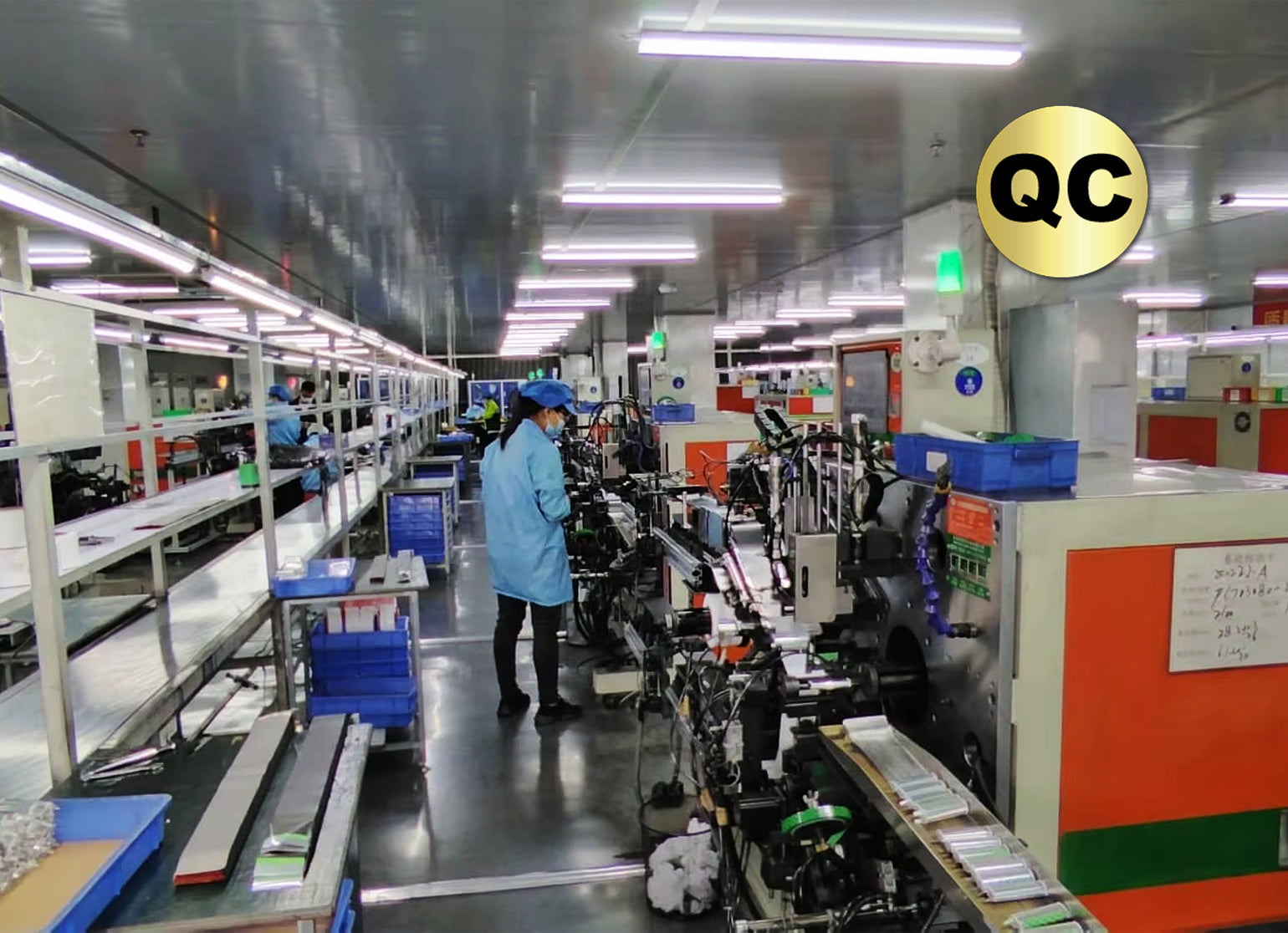 Photo of expert e-bike kit manufacturing facility with quality control process