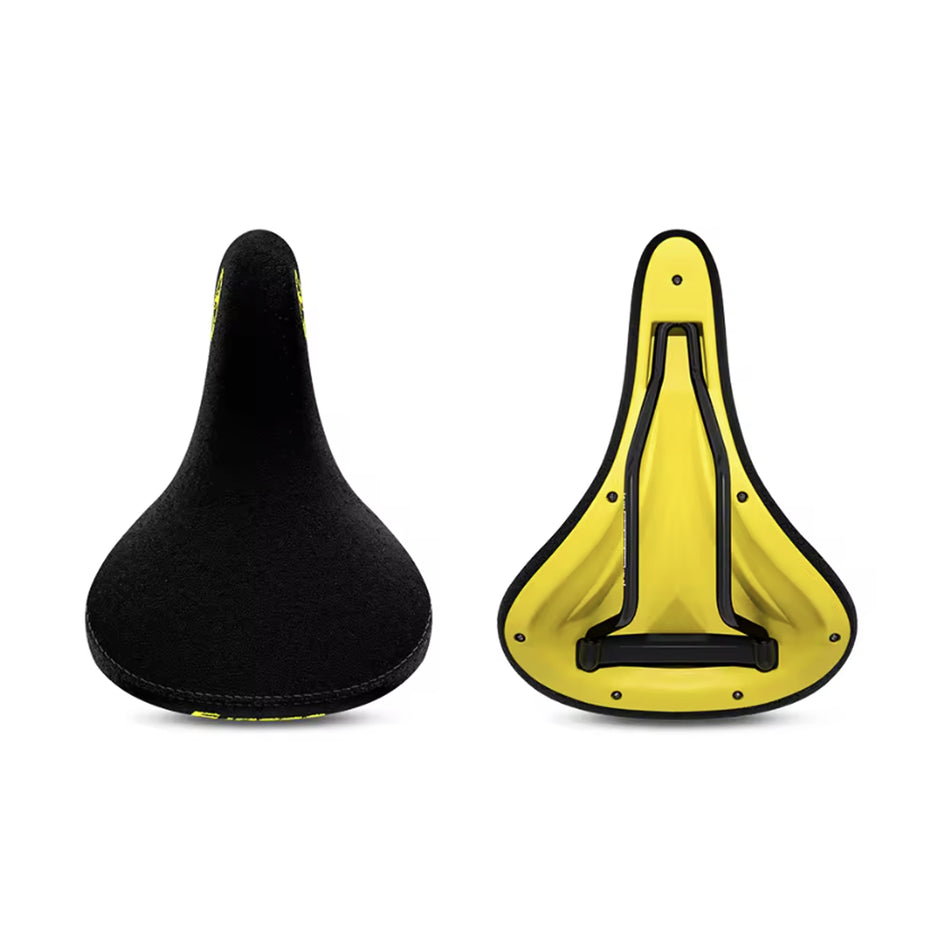 Suede Black Bike Seat