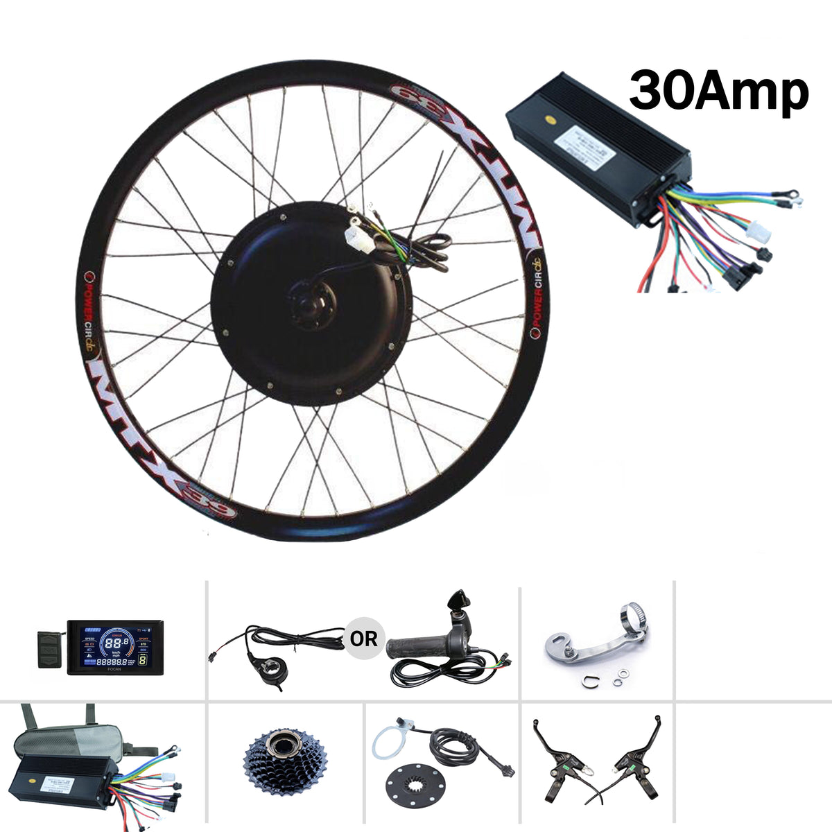 48V 1000W Ebike Conversion Kit Hub Motor