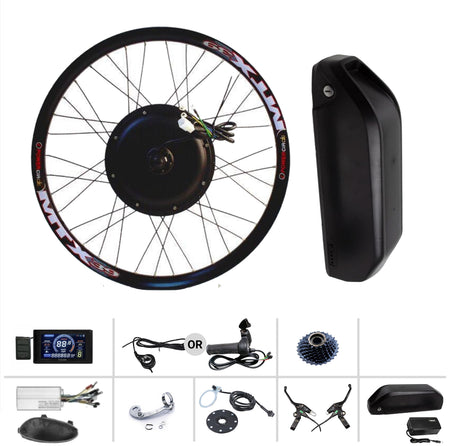 bicycle electric motor conversion 48V 1000W Full Ebike Conversion Kit with 16Ah Battery