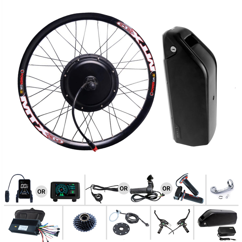 52V 2000W Full E-bike Kit with 20Ah Battery