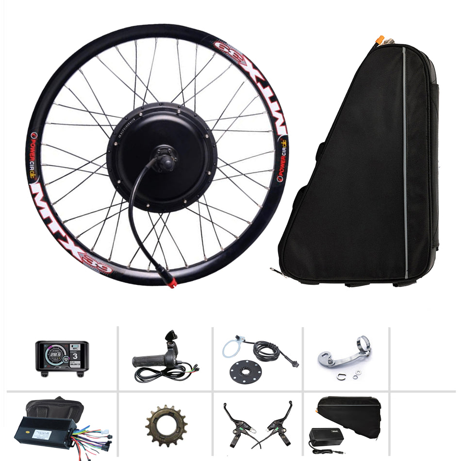 72V 5000W Full E-bike Kit with 30Ah Battery