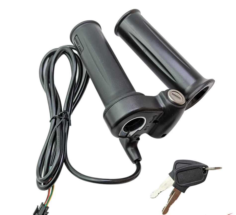 Key Ignition Full-twist Ebike Throttle